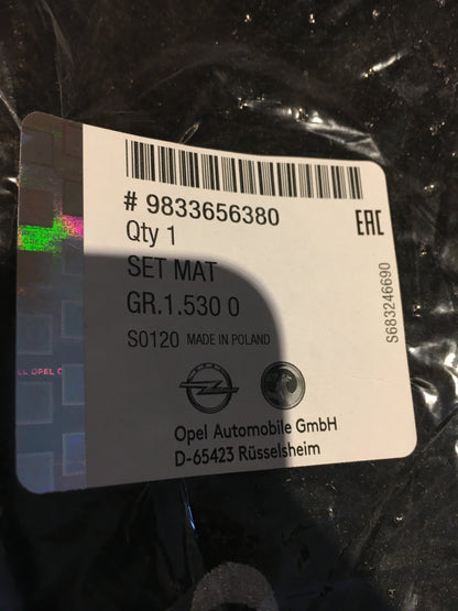 Original Corsa F Fußmatten Satz 4- Teilig NEU