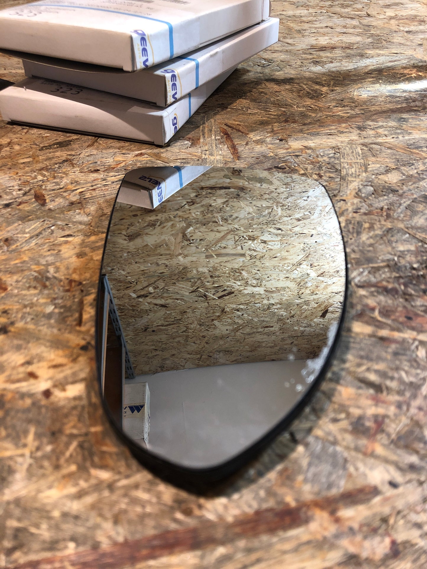 Original TYC Opel Corsa D Spiegelglas rechts Außenspiegel Neu