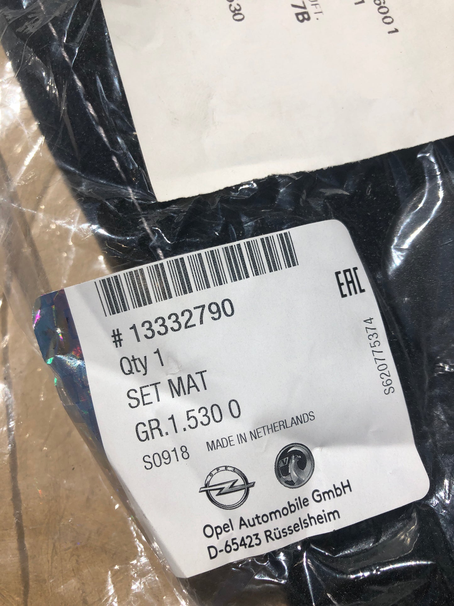 Original Opel Mokka Fußmatten Set Neu