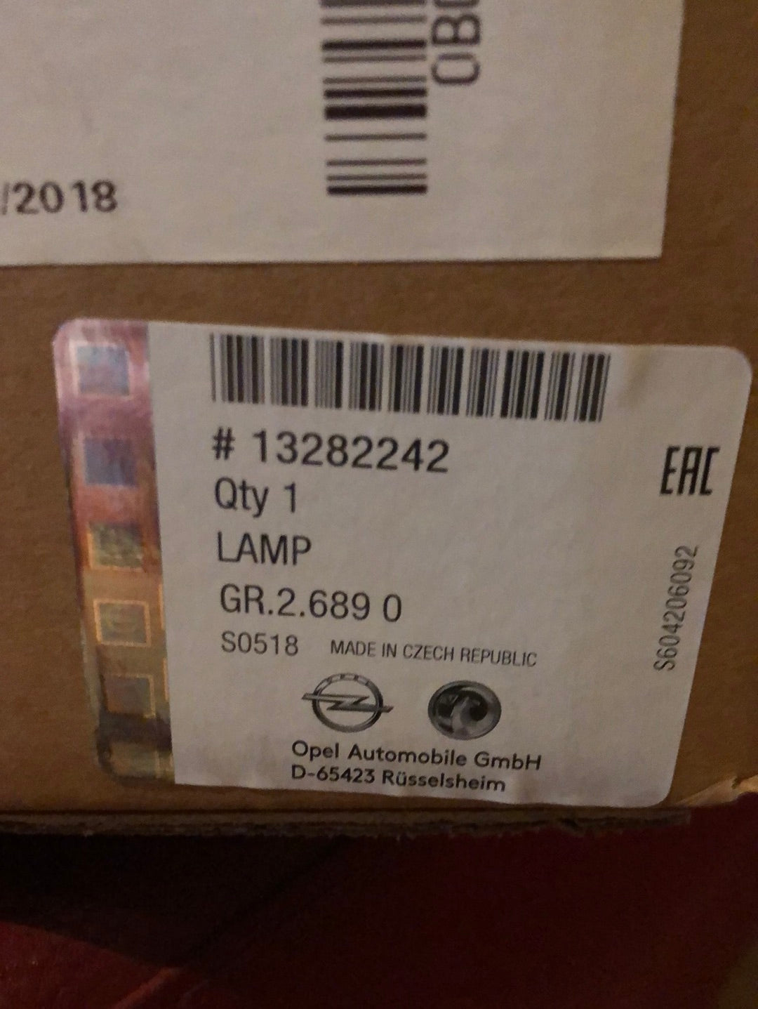 Original GM Opel Astra Rückleuchte links Neu
