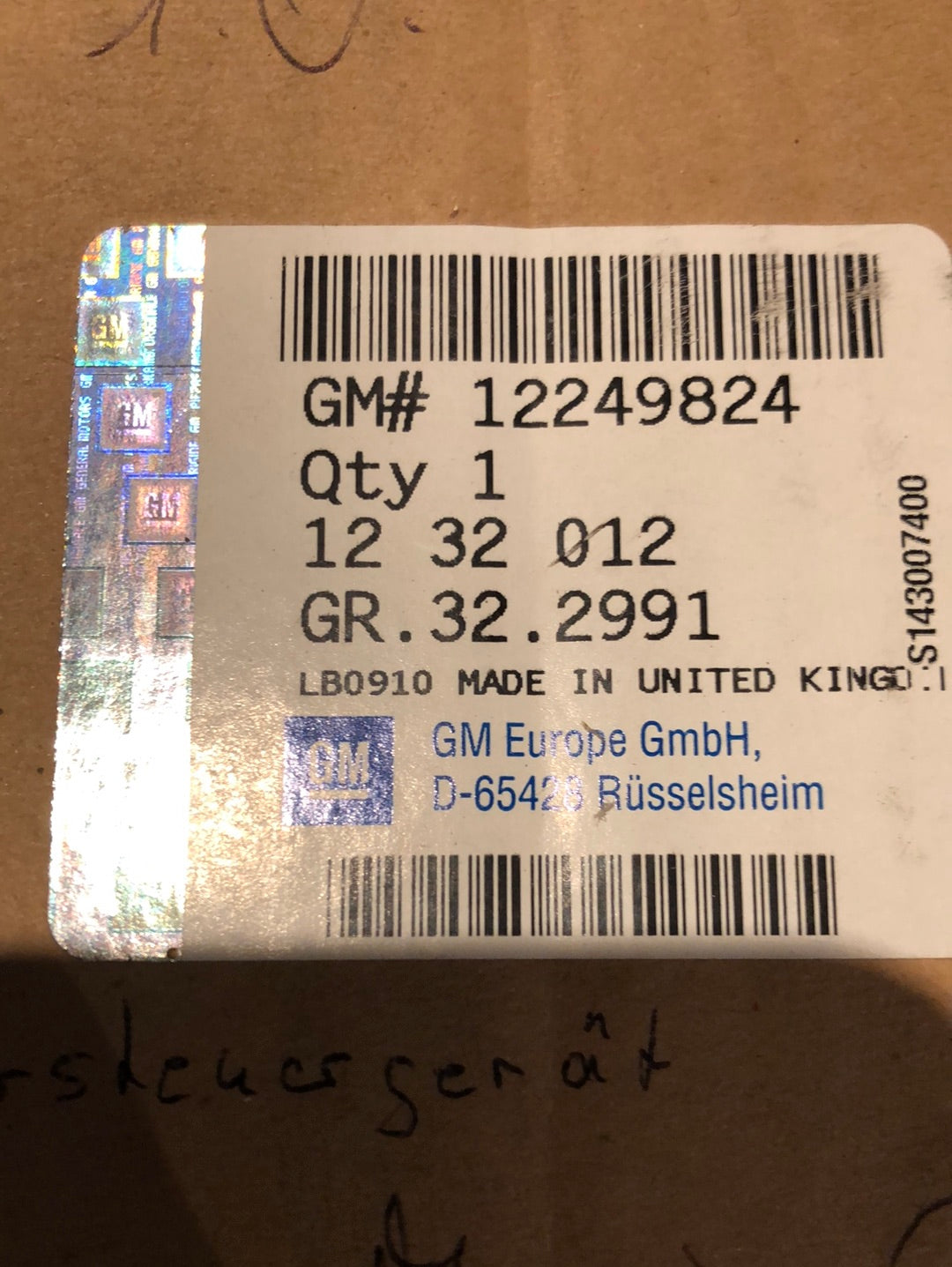 Original GM Opel Meriva A Zafira B Motorsteuergerät Neu