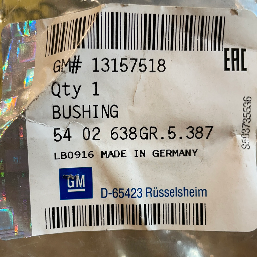 Original GM Opel Combo Lagerung Achskörper hinten Neu