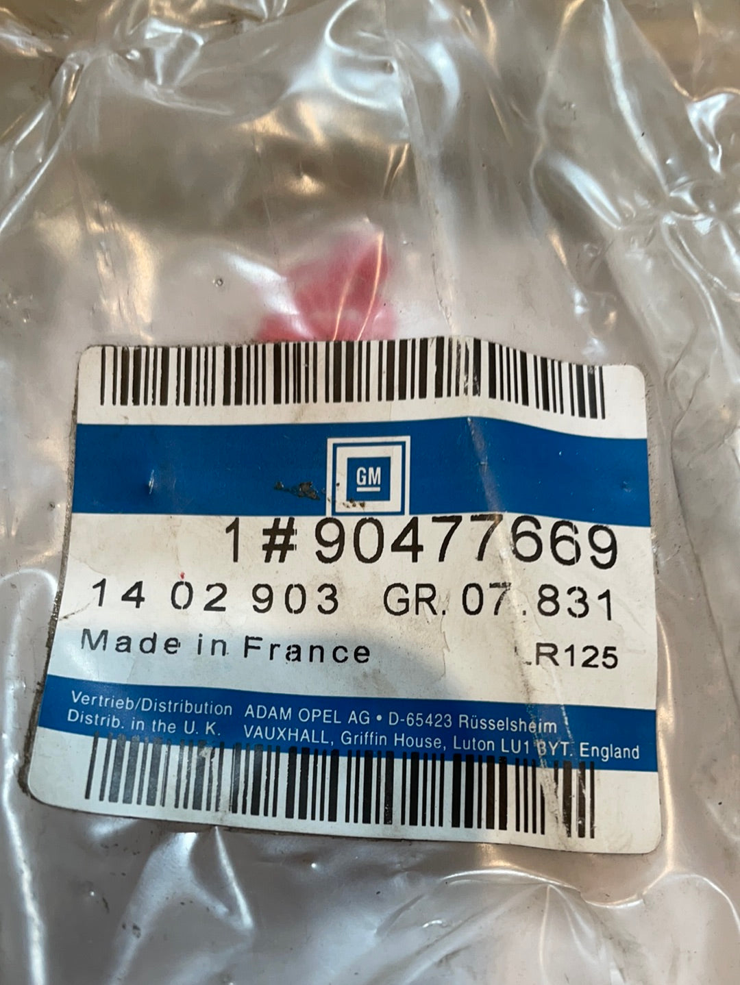 Original GM Opel Omega B Lüftungsgitter vorne links Stoßstange Neu