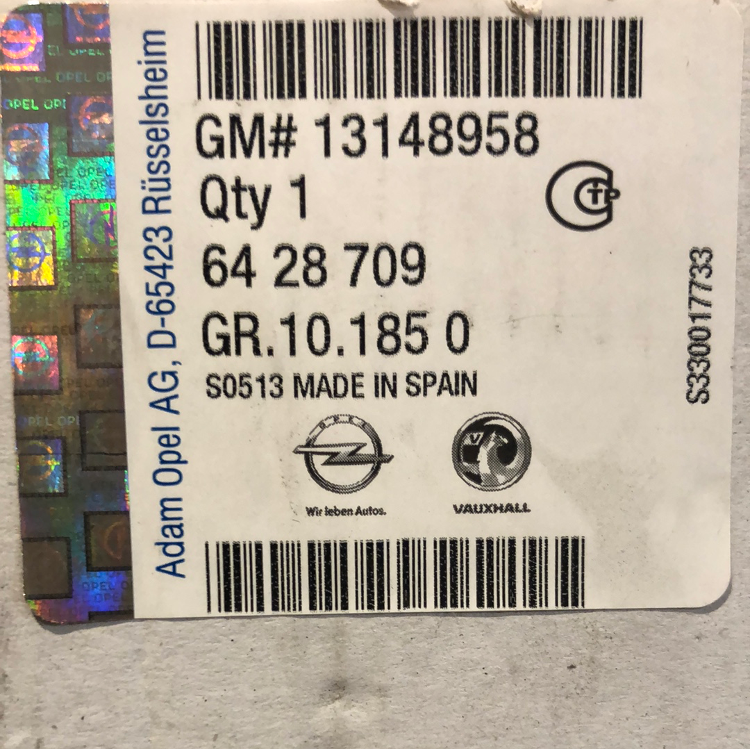 Original GM Opel Meriva A Spiegelglas Außenspiegel Neu