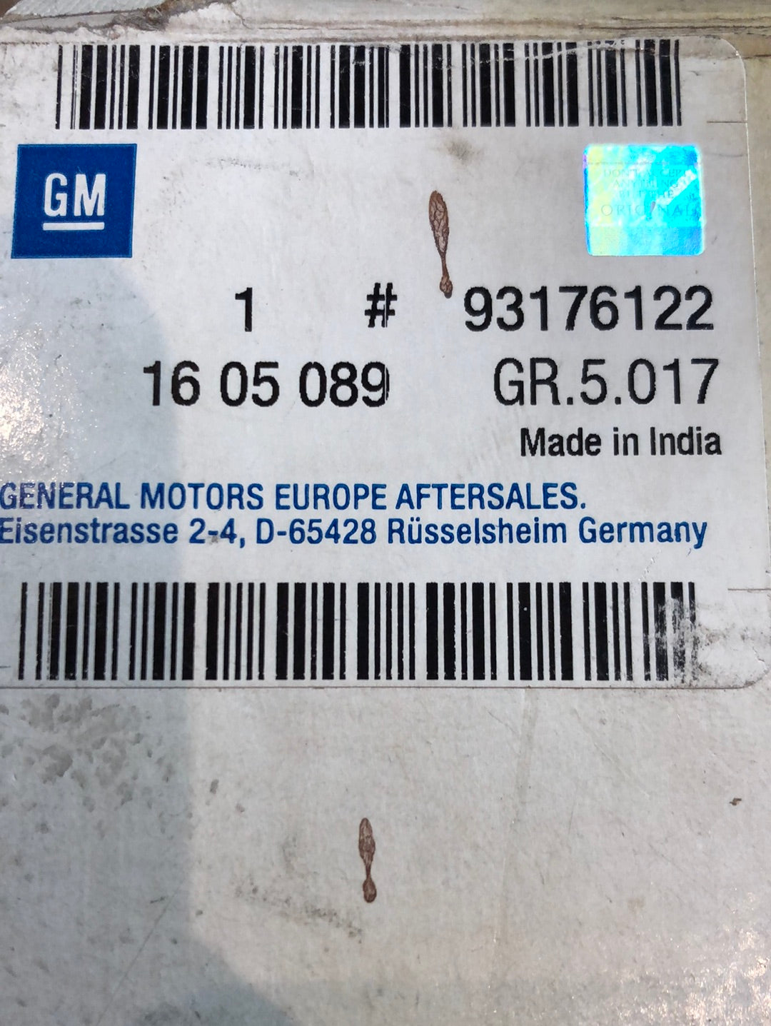 Original GM Opel Astra F Kadett E Omega A Vectra A Bremsklötze Neu