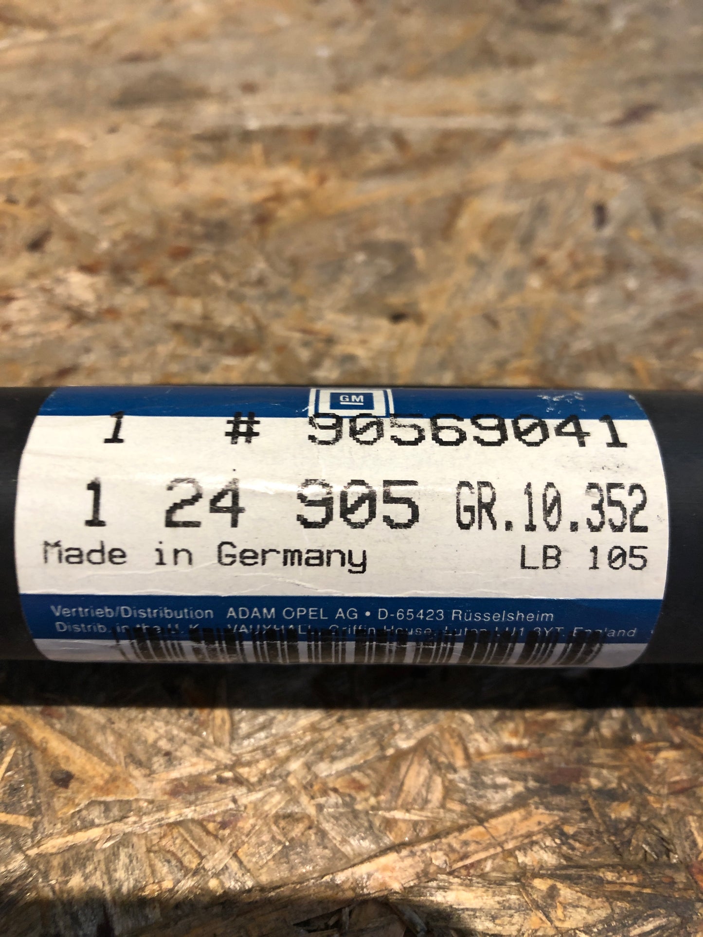 Original GM Opel Astra G Zafira A Klemmstück Stütze Neu