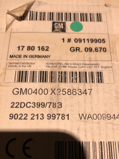 Original GM Opel Astra G Frontera B Vectra B Zafira B Radio Kassettenspieler Austausch (mit Radio Pass) Neu