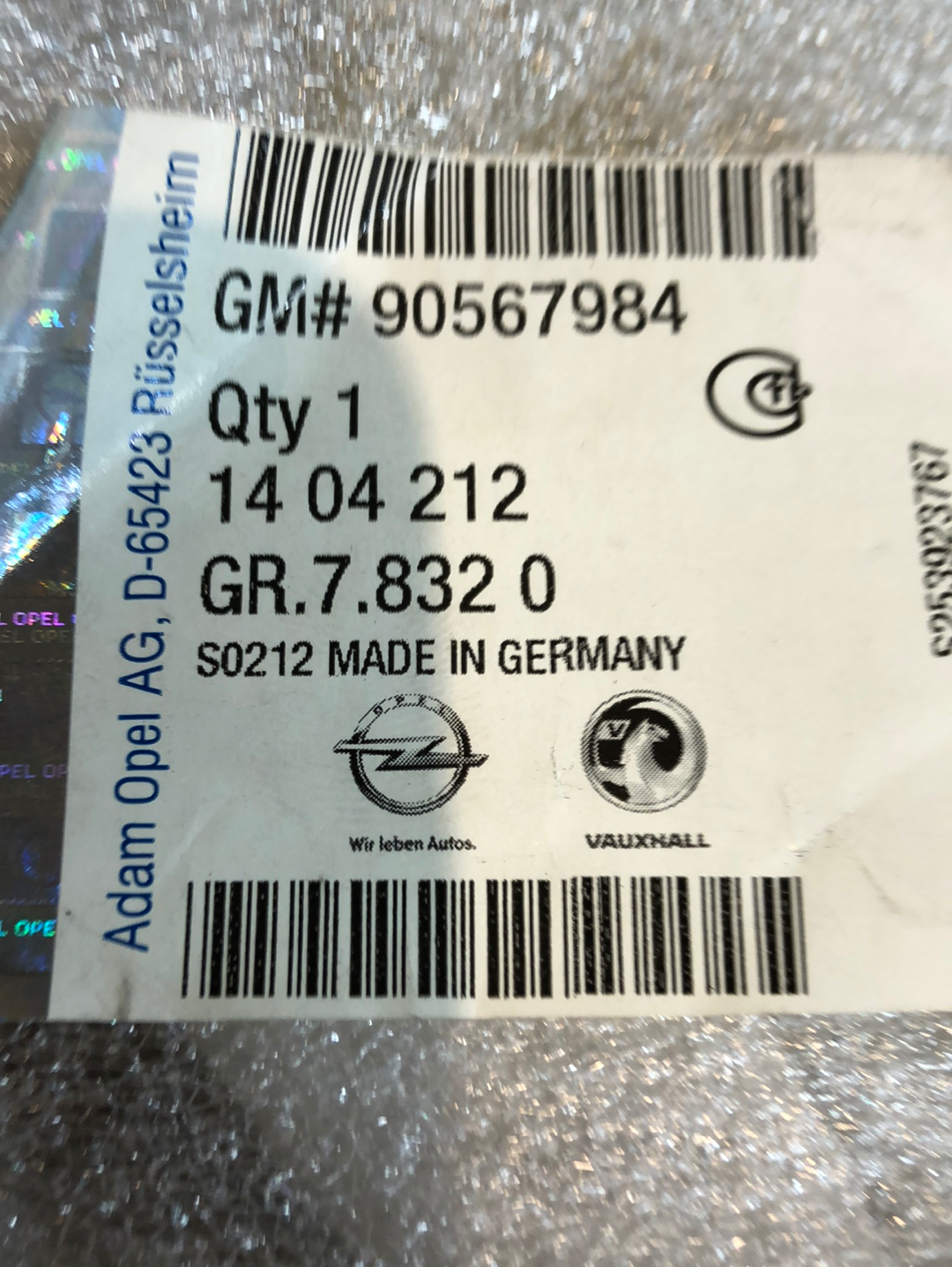 Original GM Opel Zafira B Stoßfängerverkleidung  Hinten Unten Neu