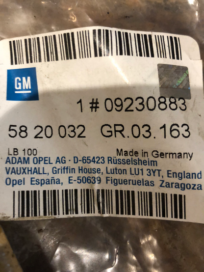 Original GM Opel Zafira A Kraftstoffrücklaufleitung Neu