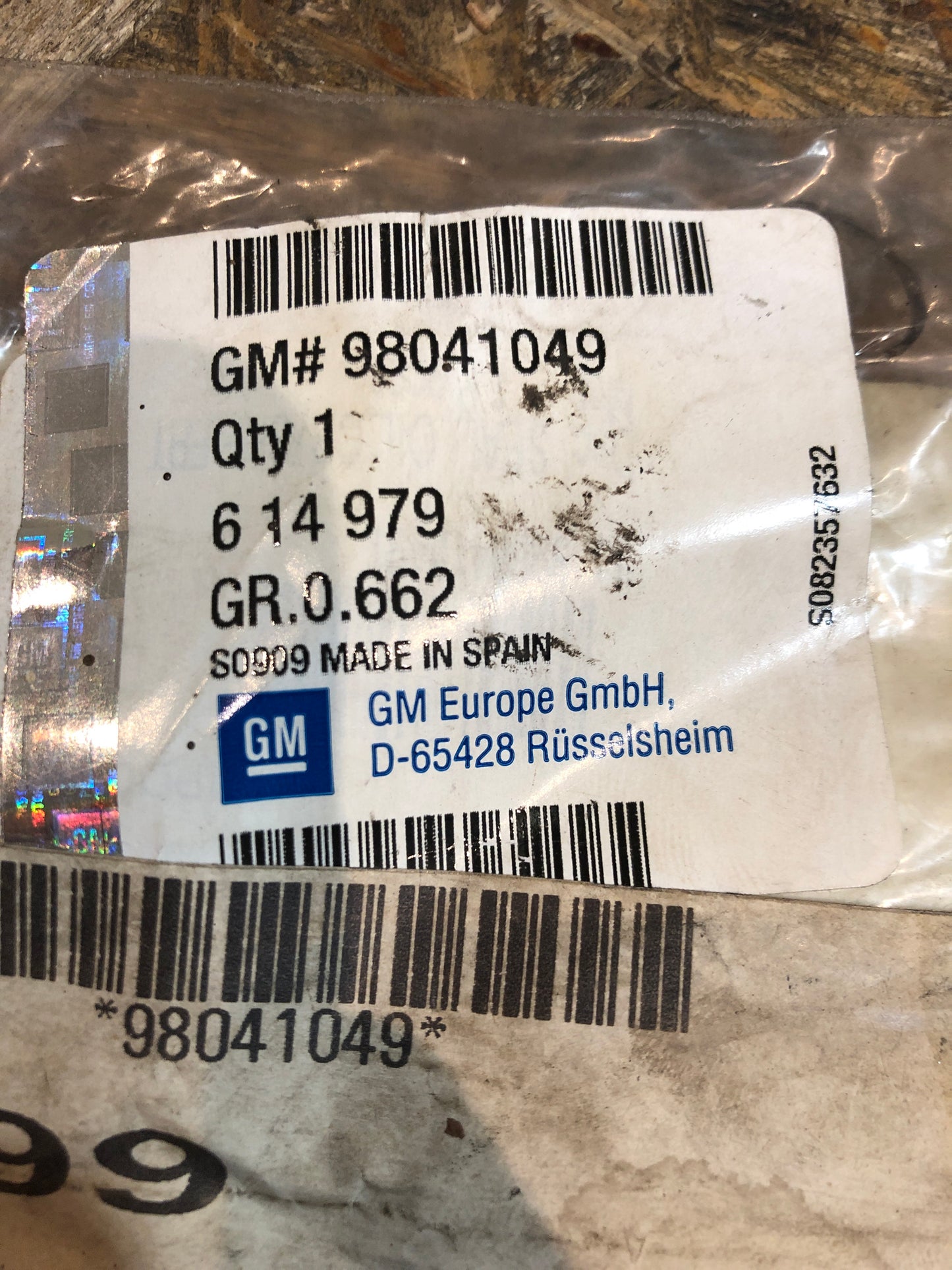 Original GM Opel Corsa C Dichtung Kurbelwelle Vorne Neu