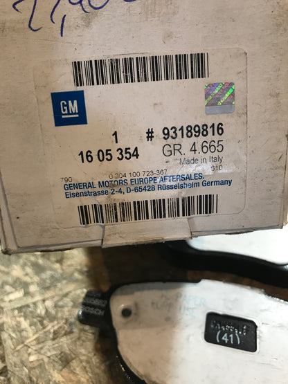 Original Opel Corsa D 3+5Türig Z13DTH Bremsbeläge Satz vorne NEU