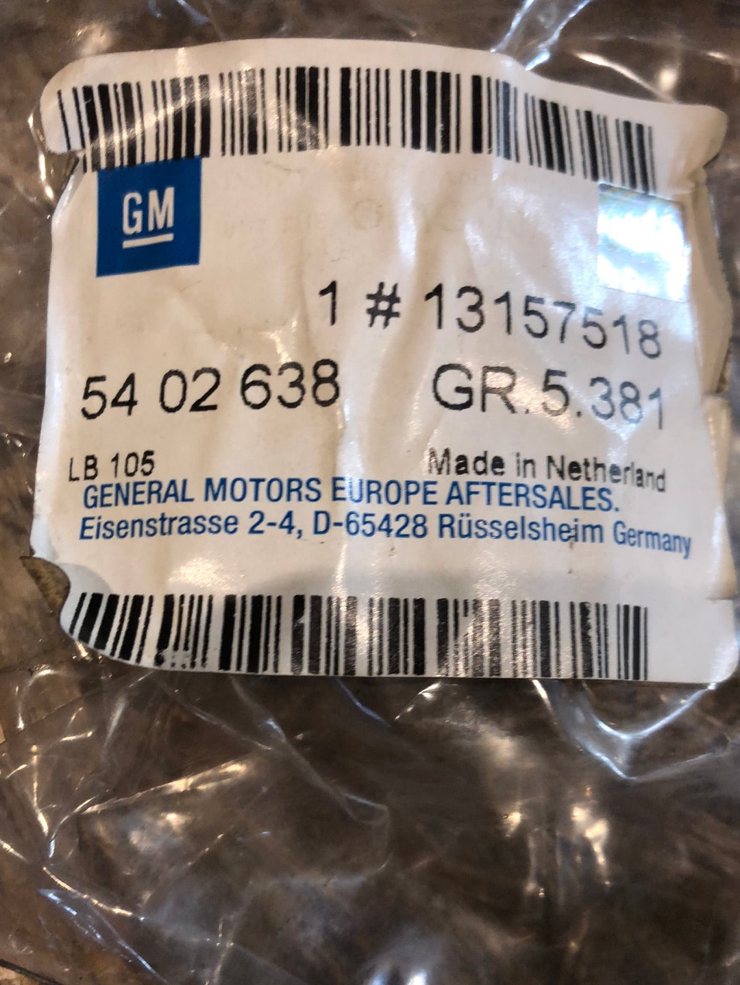 Original GM Opel Astra G Zafira A Dämpfungsbuchse Hinterachse Neu