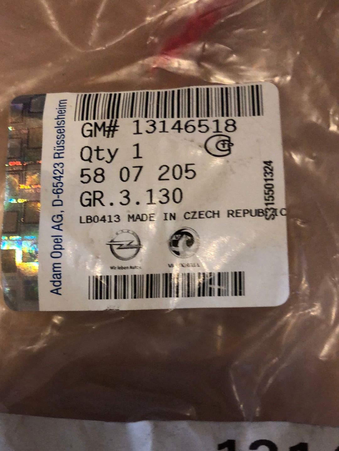 Original GM Opel Zafira B Aktivkohlefilter Neu