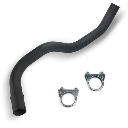 Edelstahl-Endschalldämpfer mit oval DTM-Look Endrohr