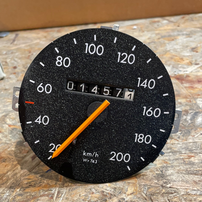 Original GM Opel Ascona B Manta B Tachometer mit Tageskilometerzähler Wegdrehzahl=743 Neu