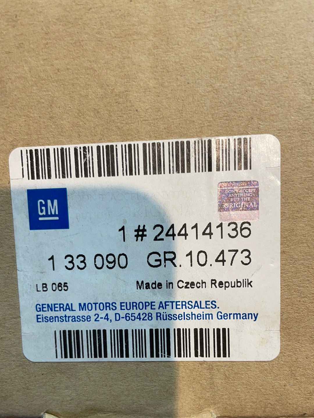 Original GM Opel Corsa C Türschloss hinten links Neu