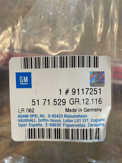Original GM Opel Astra F Zierleiste Seitenwand hinten links 3-Türig Neu