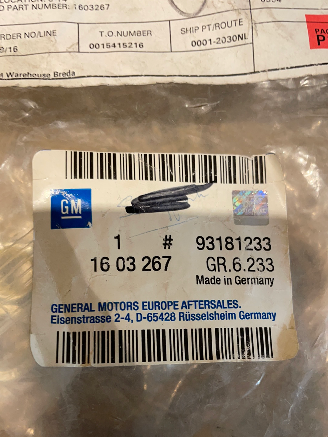 Original GM Opel Astra H Zafira B Spurstangenkopf vorne rechts Neu