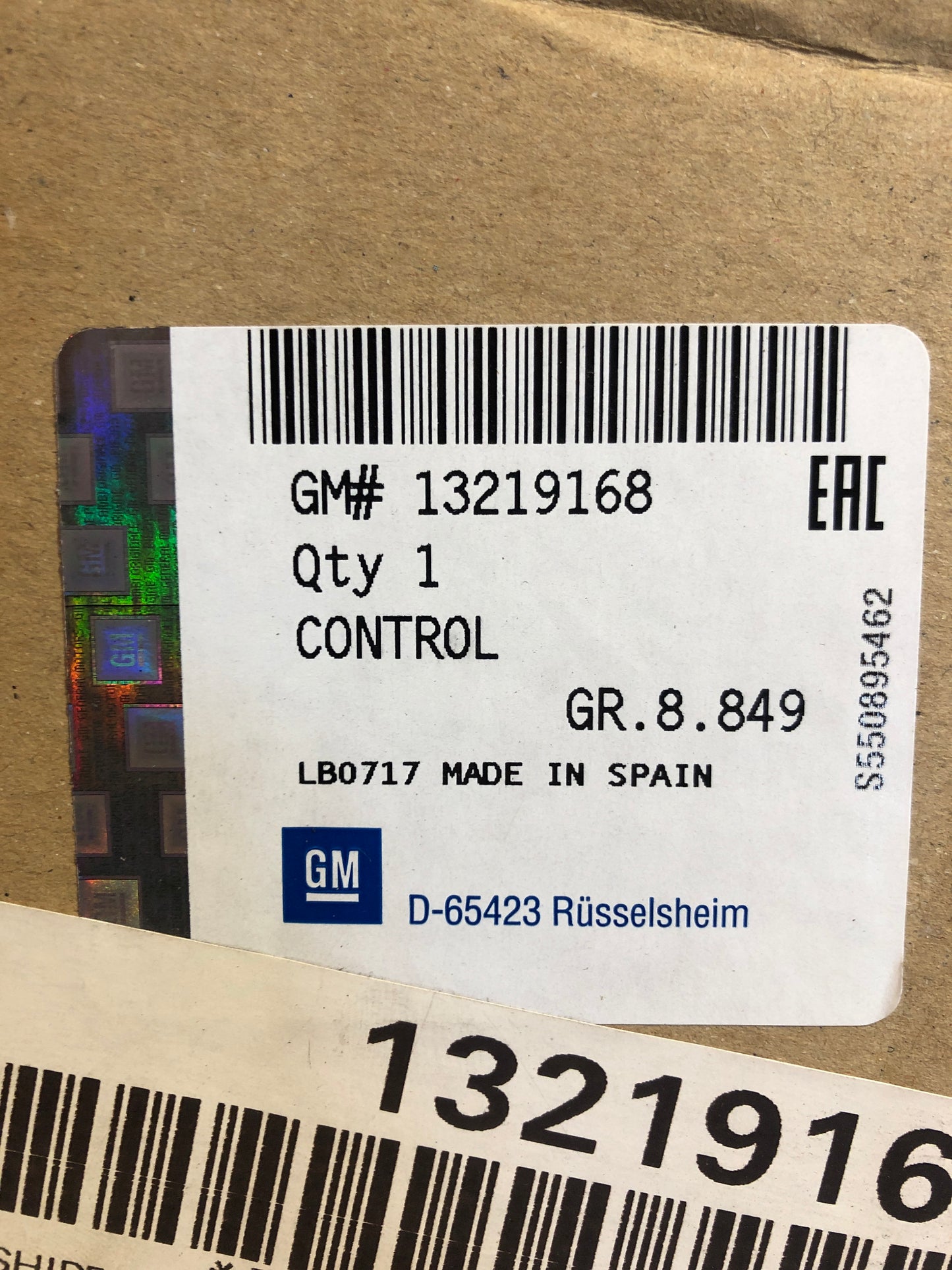 Original GM Opel Meriva A 1.6 Bedienfeld Heizung Neu