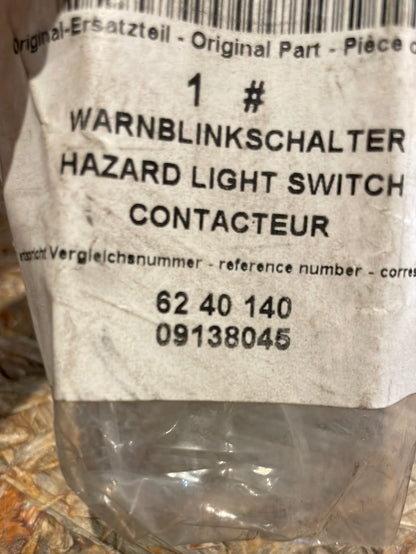 Original GM Opel Corsa B Combo Tigra A Warnblinkschalter Neu