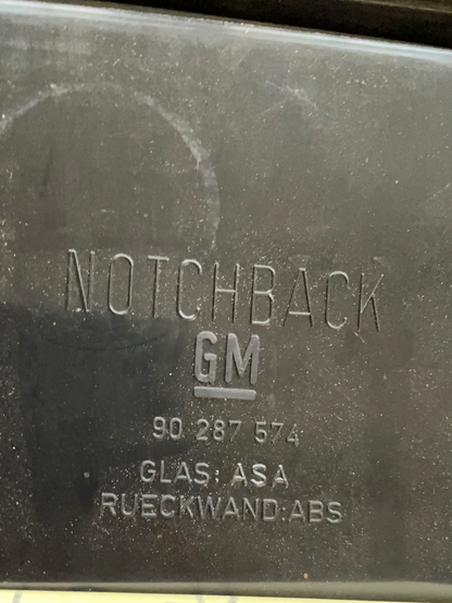 Original GM Opel Vectra C Zierleiste Kofferraumdeckel schwarz Neu