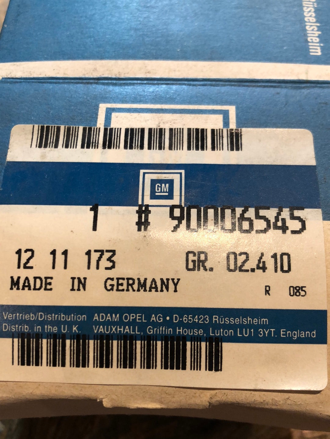Original GM Opel Ascona C Kadett E Unterdruckdose Zündverteiler Neu