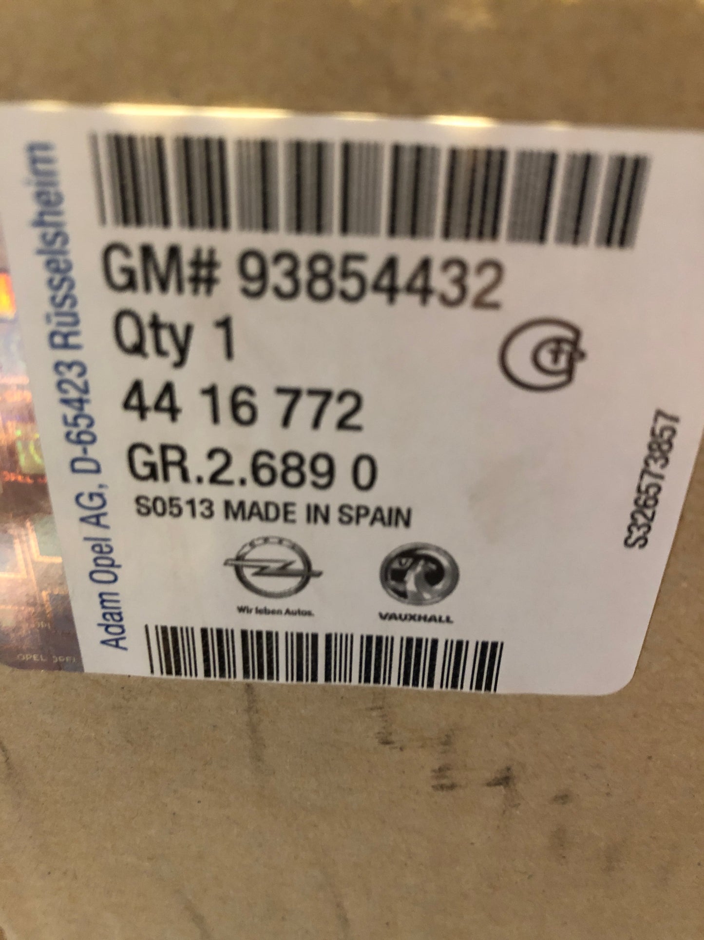 Original Opel Vivaro Renault Traffic Heckleuchte rechts Neu