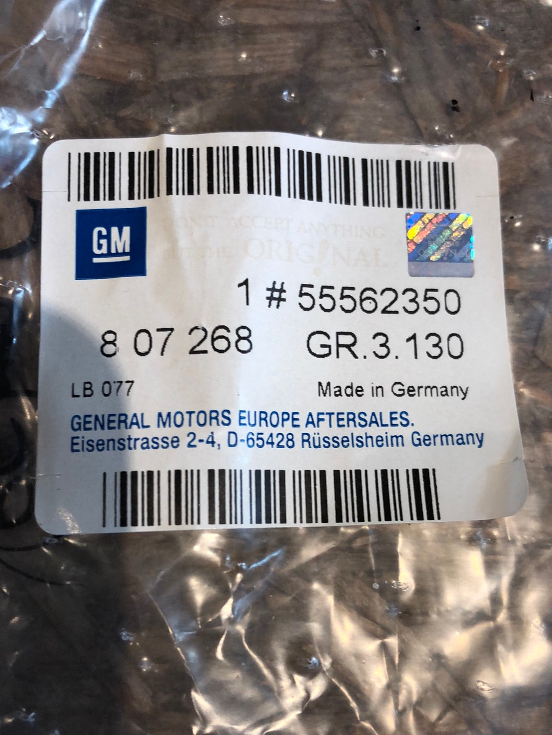 Original GM Opel Vectra C Kontrollventil Kraftstoffverdampfung Neu