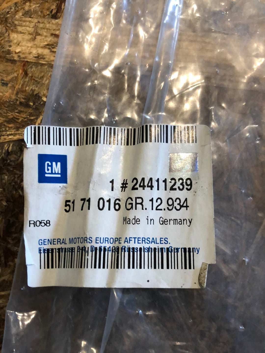 Original GM Opel Corsa C 3-Türer Zierleiste hinten rechts Neu