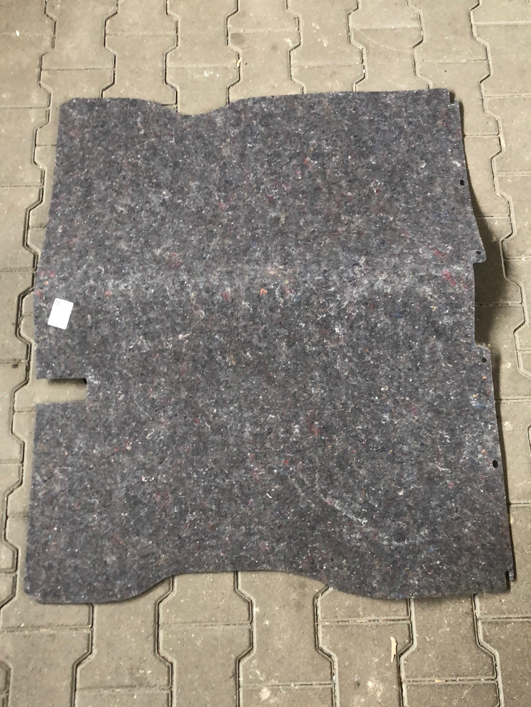 Original GM Opel Corsa B Tigra A Teppich Ladeboden Hinten Grau Neu