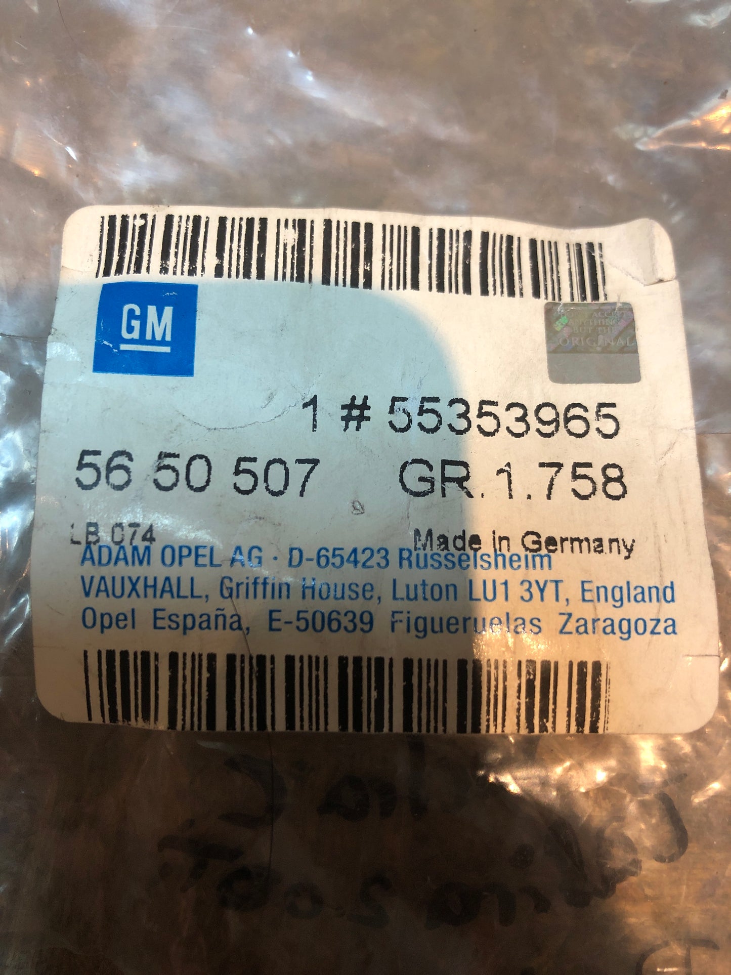 Original GM Opel Signum Vectra C Zafira 2.0 DTI Deckel Öldeckel Neu