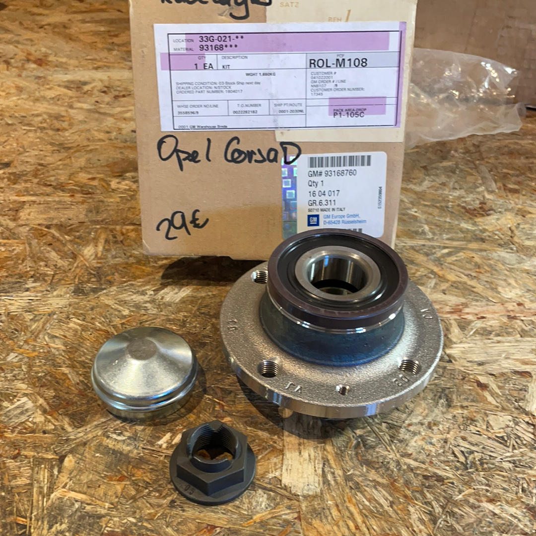 Original GM Opel Corsa D Radlager Neu