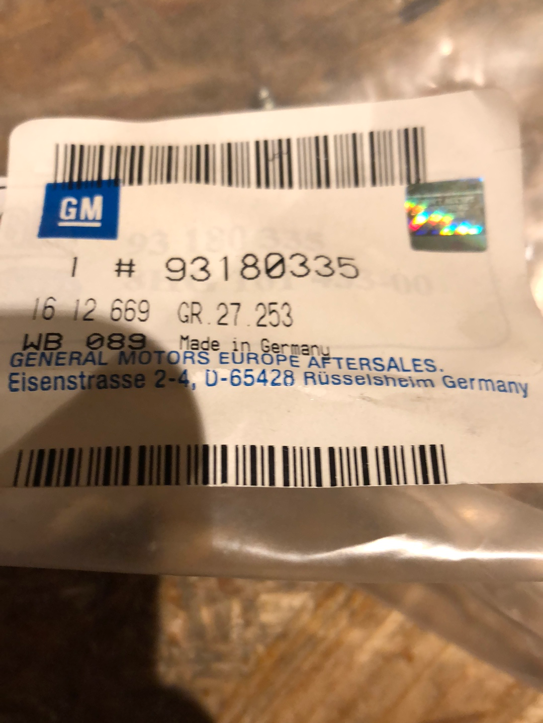 Original GM Opel Astra A Halterung Hauptscheinwerfer Neu