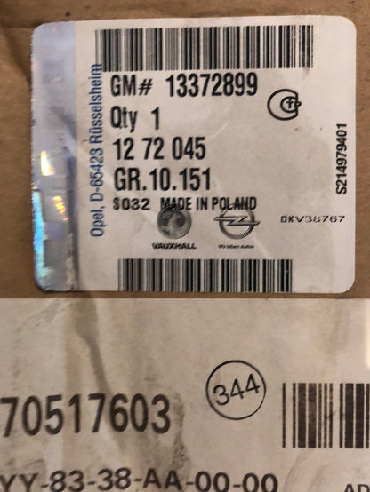 Original GM Opel Corsa D E Wischergestänge mit Motor vorne Neu