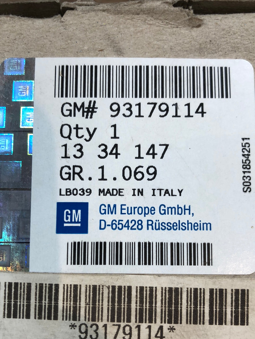 Original GM Opel Zafira Astra H Insignia Signum Vectra Wasserpumpe Neu