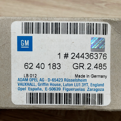 Original GM Opel Signum Schalter Vordertürfenster und Multifunktion Fahrerseite Neu