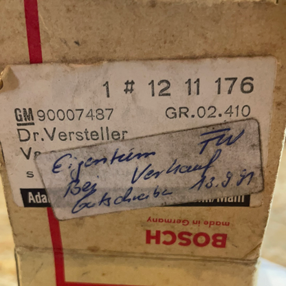 Original GM Opel Unterdruckversteller Neu