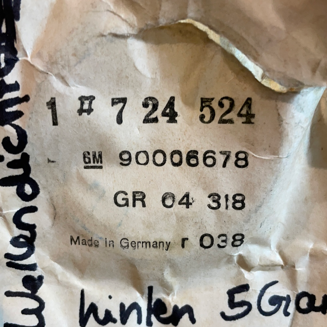 Original GM Opel Kadett C Wellendichtring hinten 5-Gang Neu