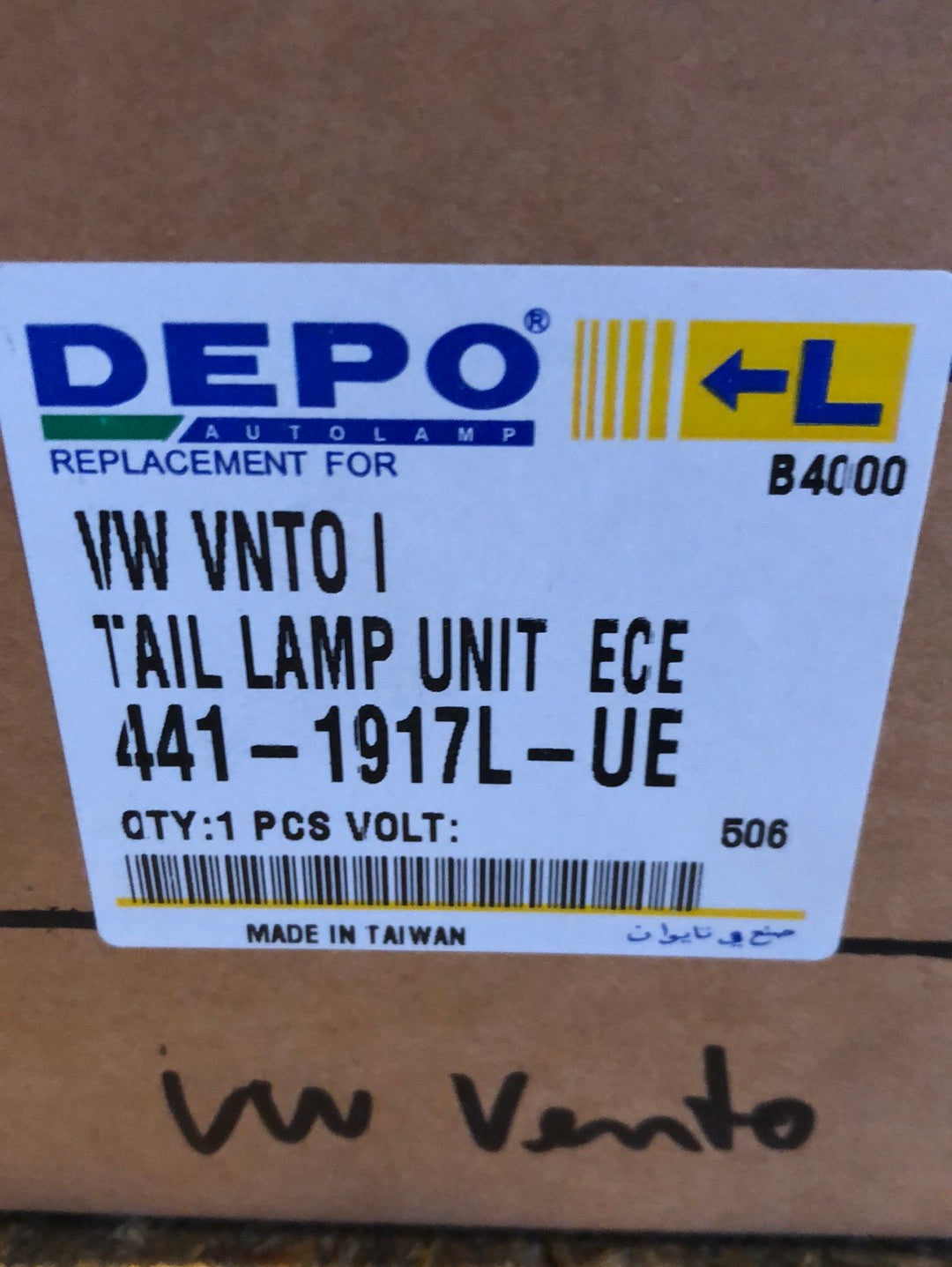 Original Depo VW Vento Rückleuchte links Neu