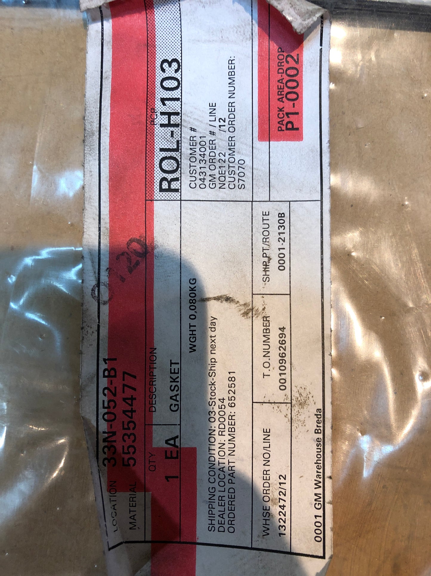 Original GM Opel Astra G H Zafira A B Ölwannendichtung Neu