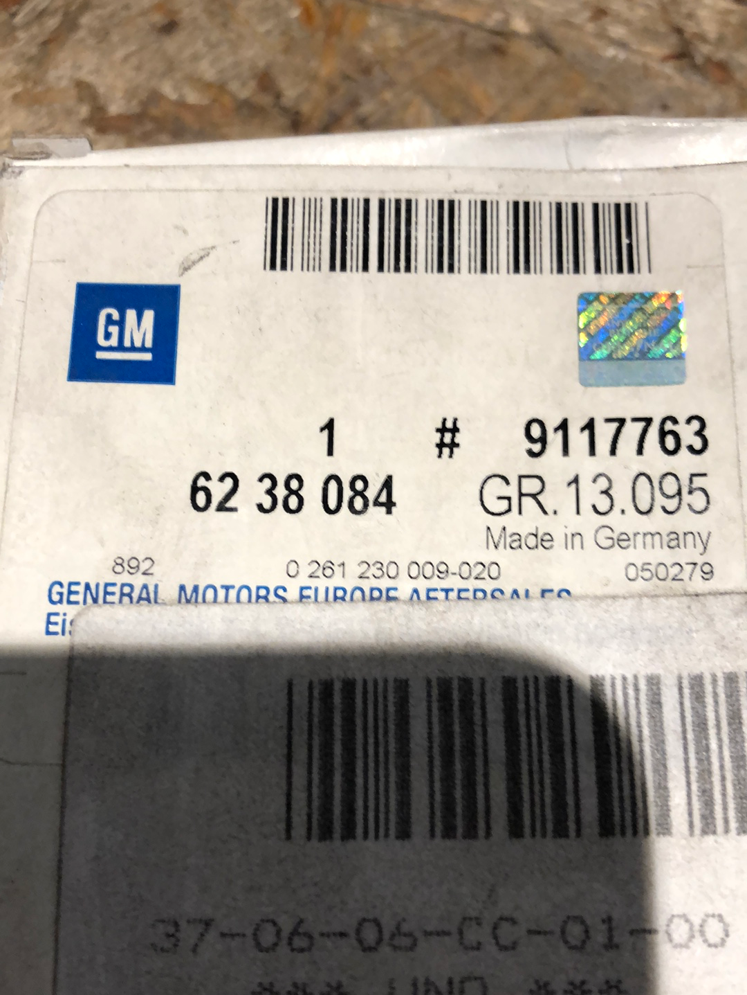 Original GM Opel Astra Corsa Zafira Meriva Saugrohr Unterdrucksensor Neu