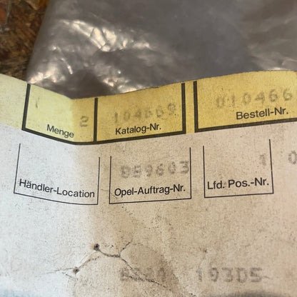 Original GM Opel Kadett E Auflagengummi Motorhaube Neu