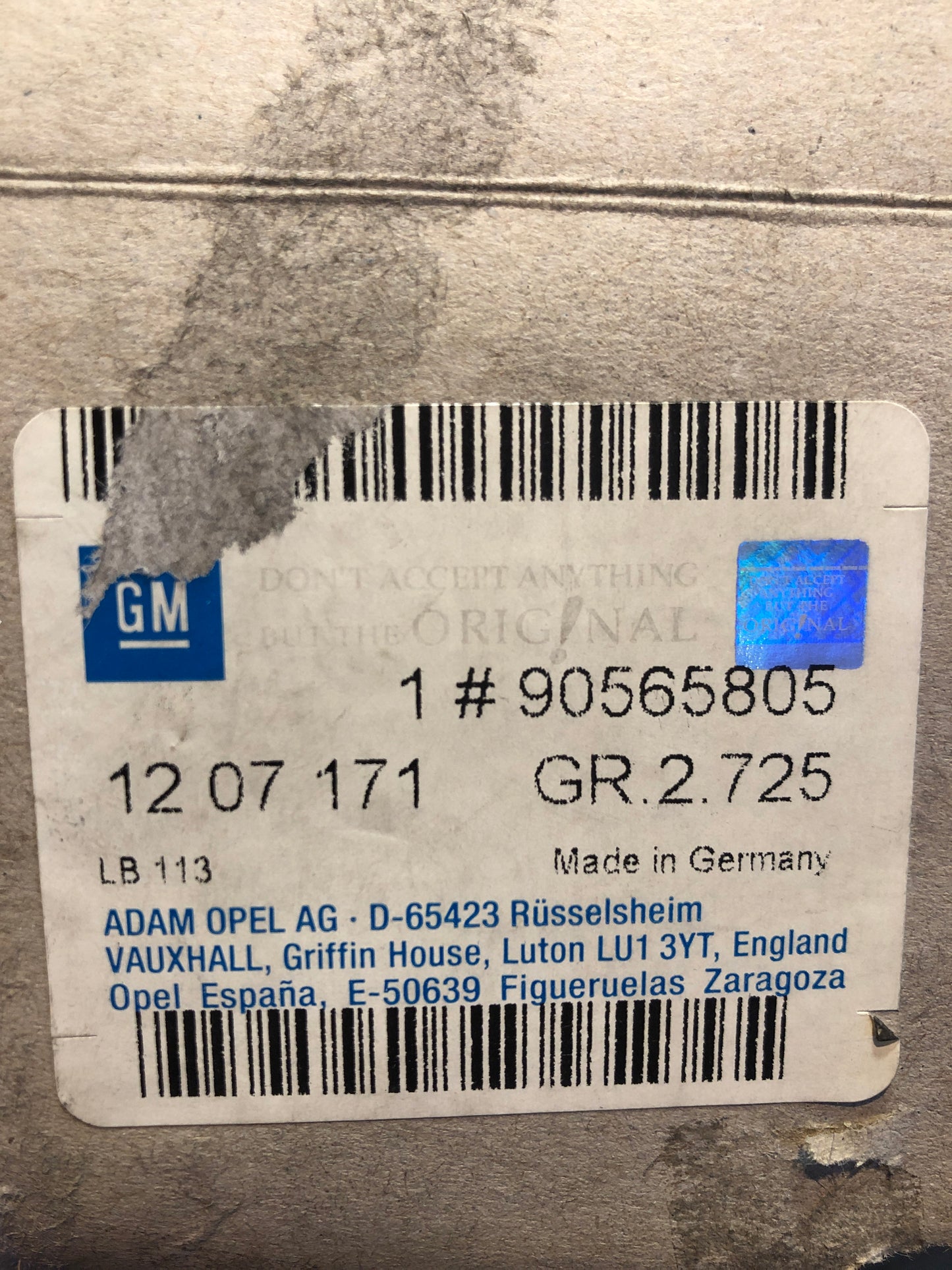 Original GM Opel Omega B Leuchtweitenregulierung Stellmotor Neu