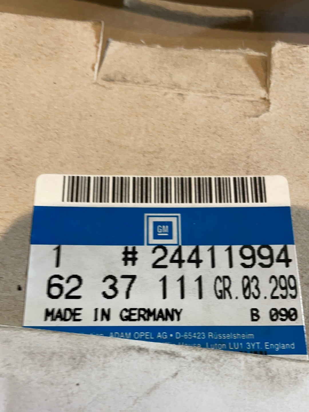 Original GM Opel Omega B Steuergerät Diebstahlwarnanlage Neu