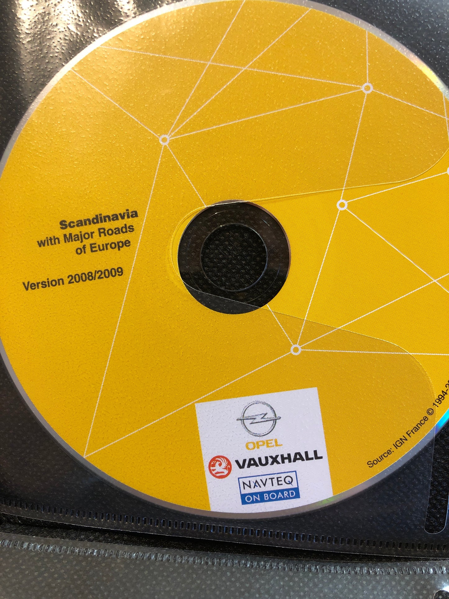 Original Opel Navigation CD West Europa 2008/2009