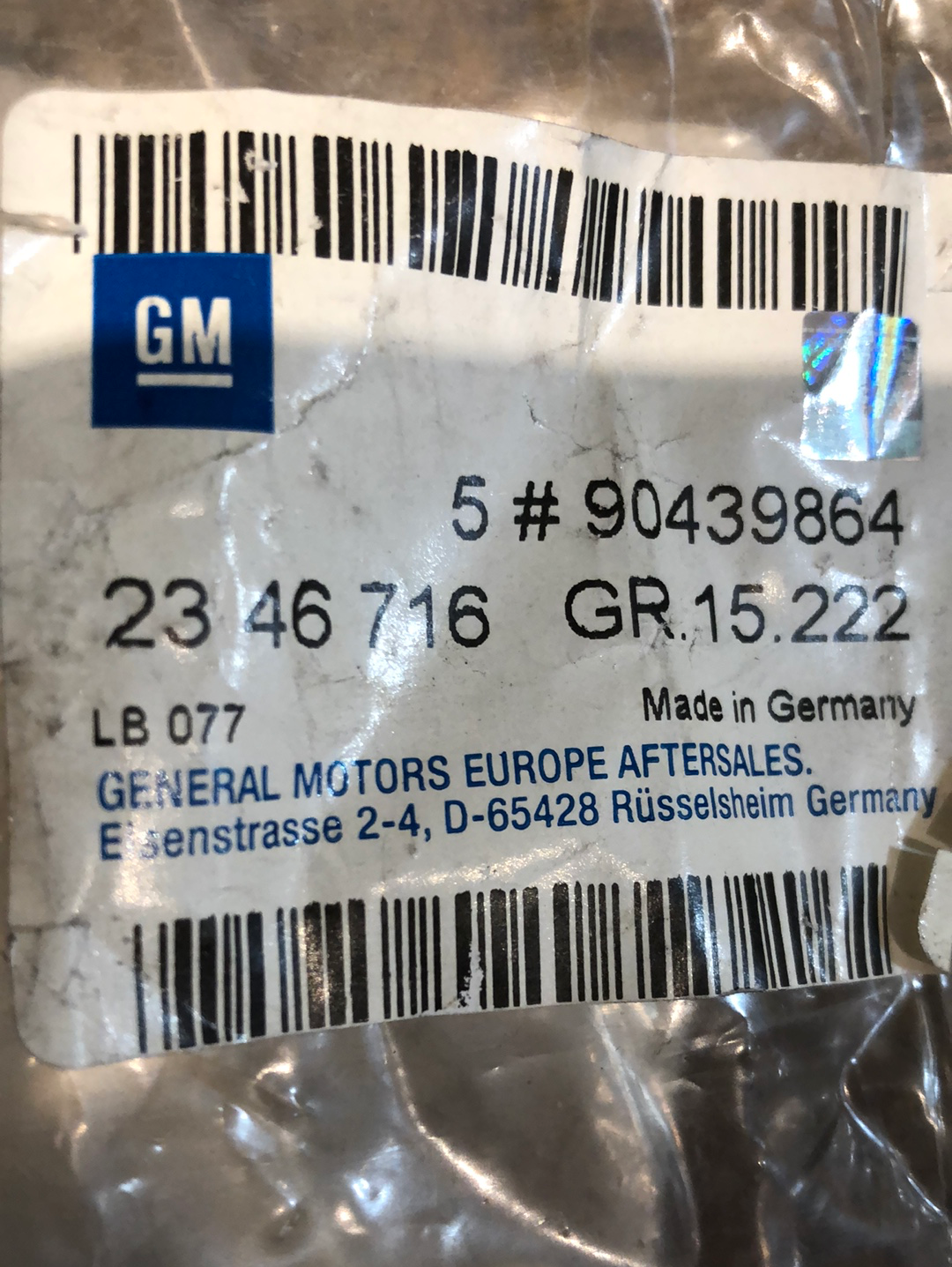 Original GM Opel Astra G Zafira A Befestigung Hutablage Neu