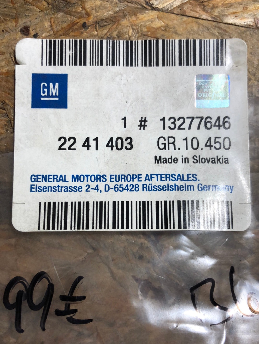 Original GM Opel Insignia A Blende Türgriff vorne links Neu