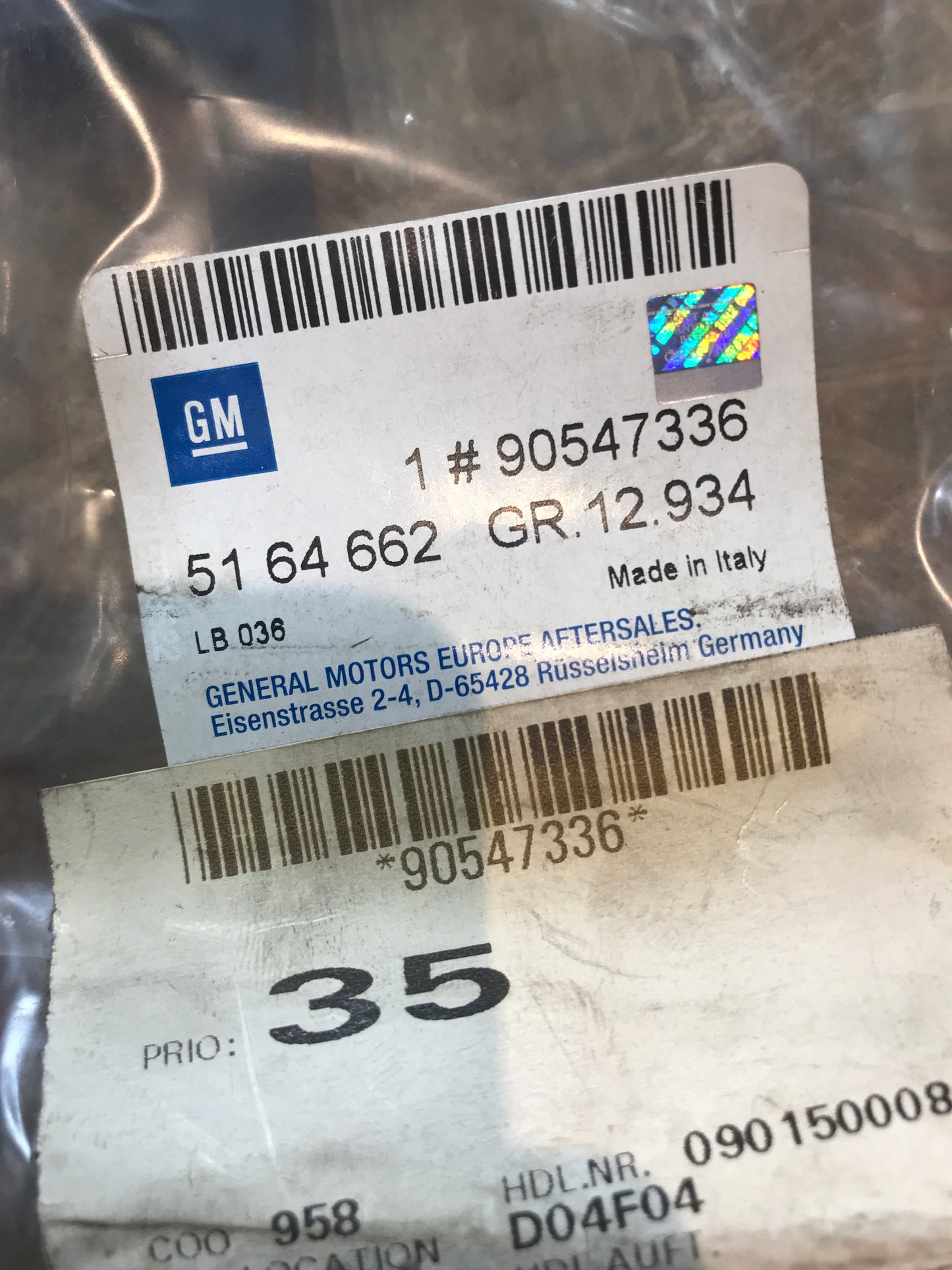 Original Opel Astra G Zafira A Steinschlagschutz Einstiegsverkleidung hinten rechts Lieferwagen NEU