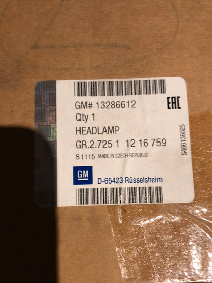 Original GM Opel Meriva B Scheinwerfer links Neu