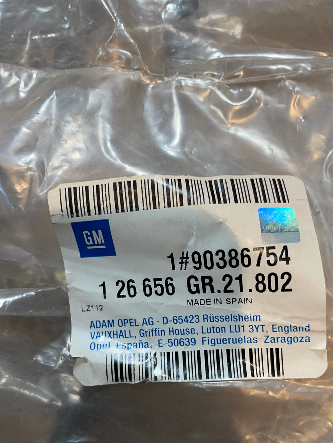 Original GM Opel Corsa B Dichtung Heckscheibe Zierleiste Neu